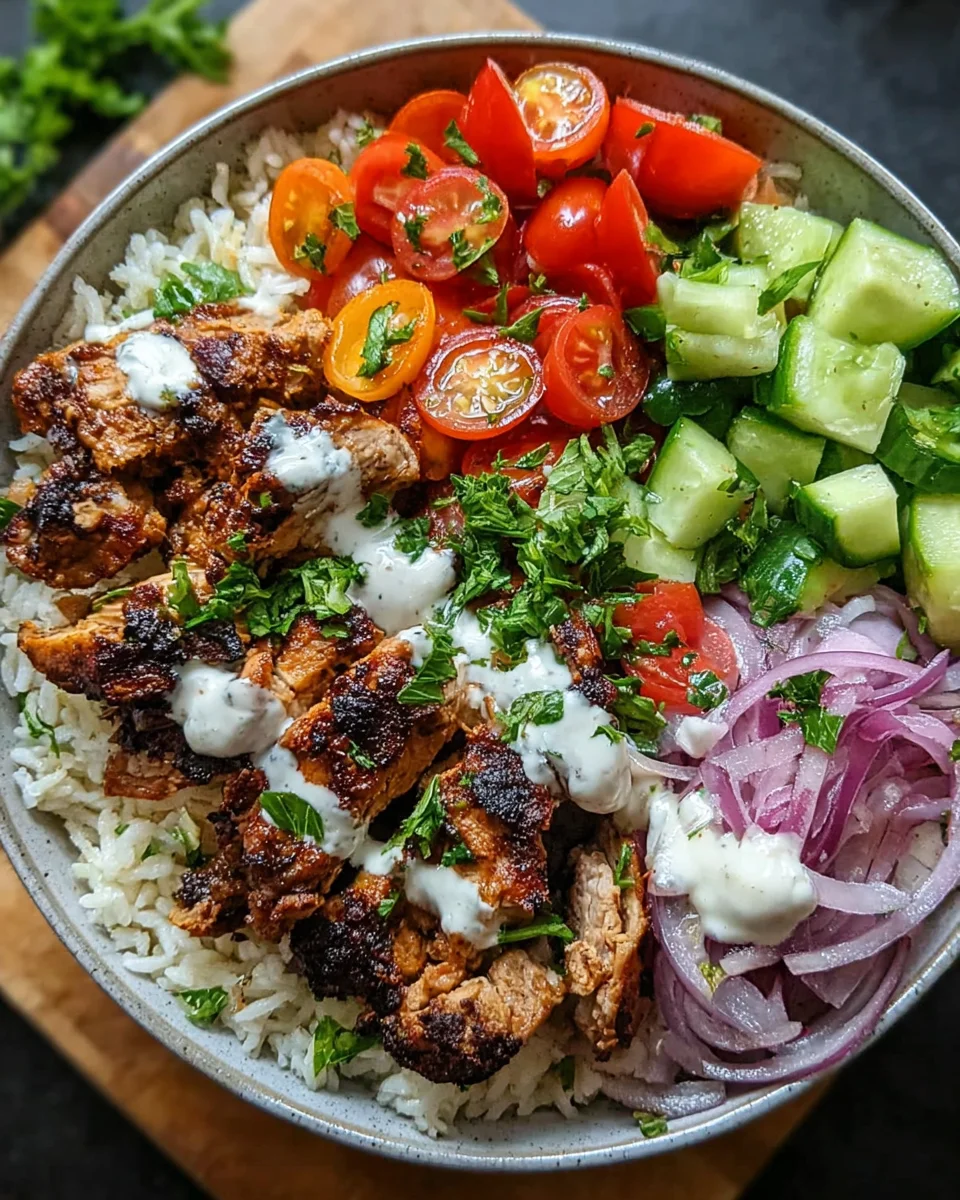 Chicken Shawarma Bowl Recipe