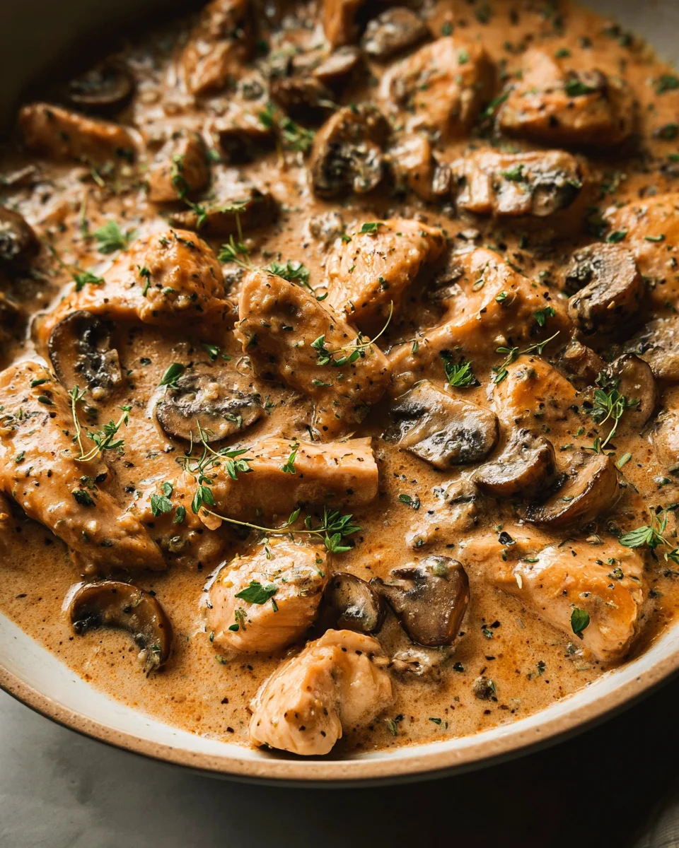 Chicken Stroganoff 26 Chicken