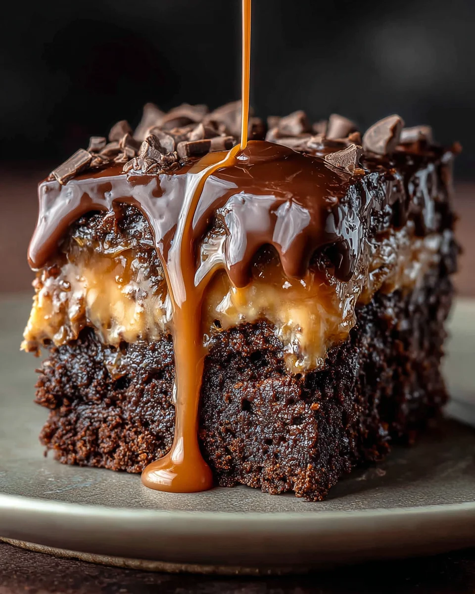 Chocolate Caramel Dump Cake Recipe 20 Chocolate