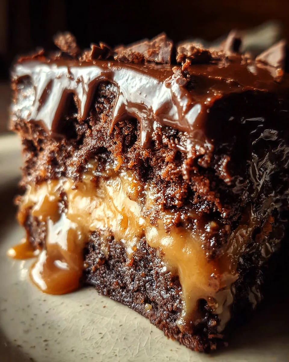 Chocolate Caramel Dump Cake Recipe 21 Chocolate
