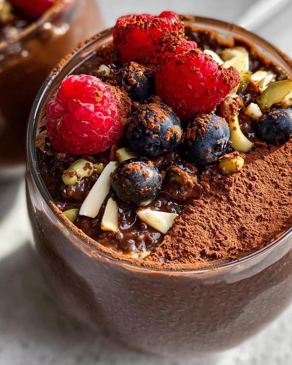 Chocolate Chia Pudding 17 Chocolate