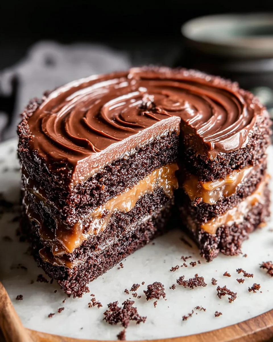 Chocolate Dulce de Leche Cake 31 Chocolate