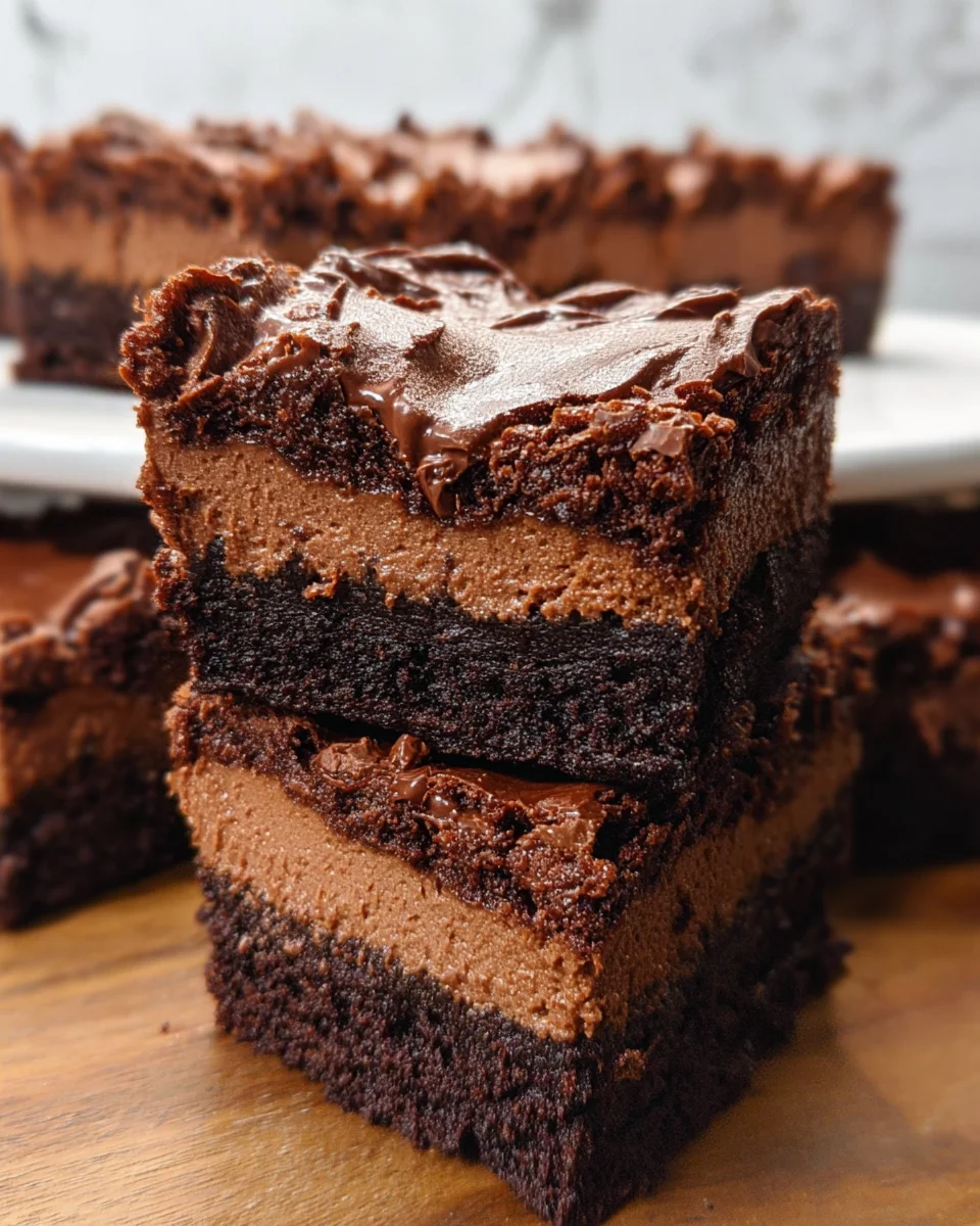 Chocolate Mousse Brownies Recipe