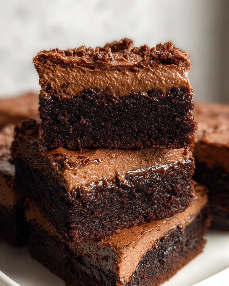 Chocolate Mousse Brownies Recipe 26 Chocolate