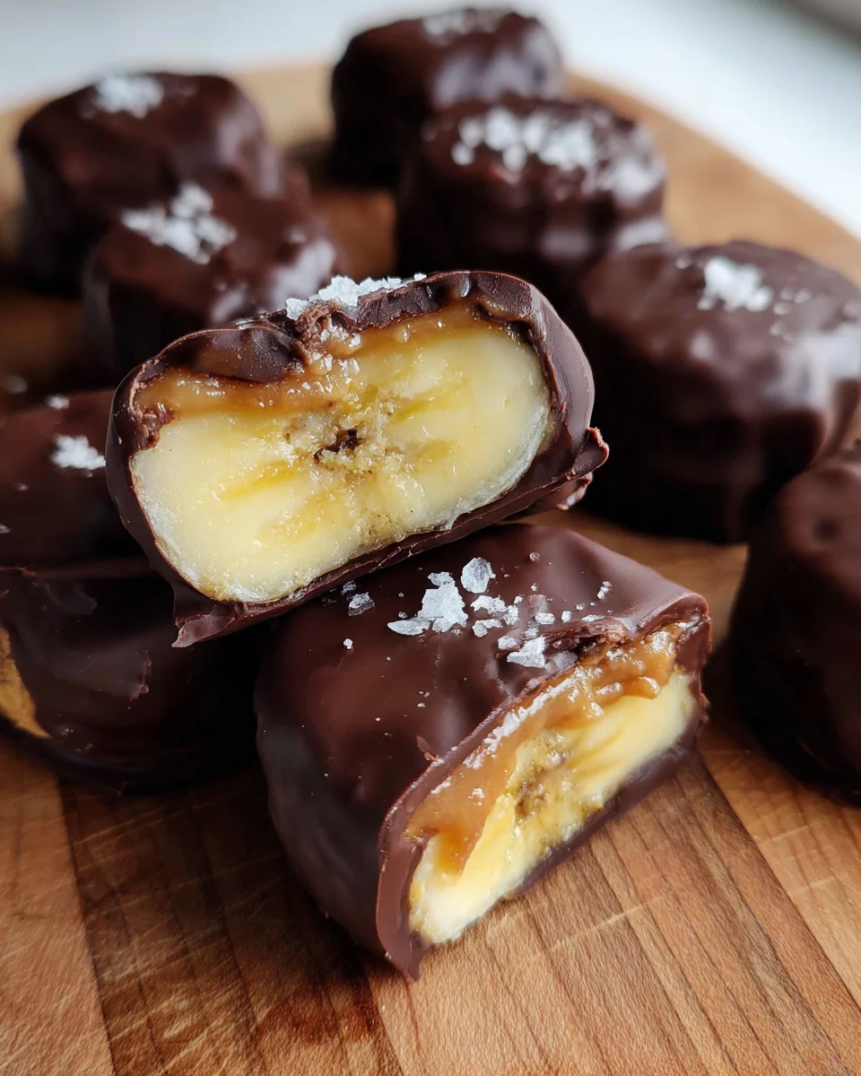 Chocolate Peanut Butter Banana Bites 17 Chocolate
