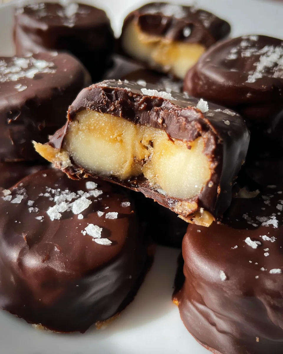 Chocolate Peanut Butter Banana Bites 18 Chocolate