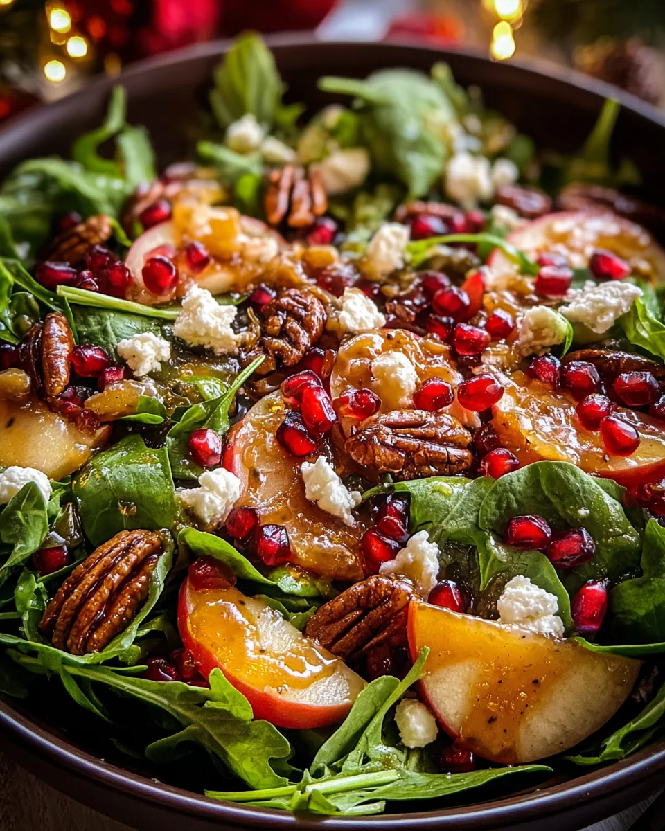 Christmas Salad with Honey Mustard Dressing 18 Christmas