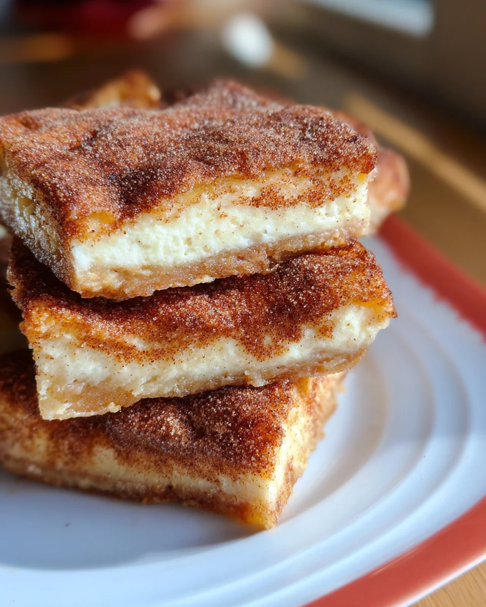 Churro Cheesecake Bars