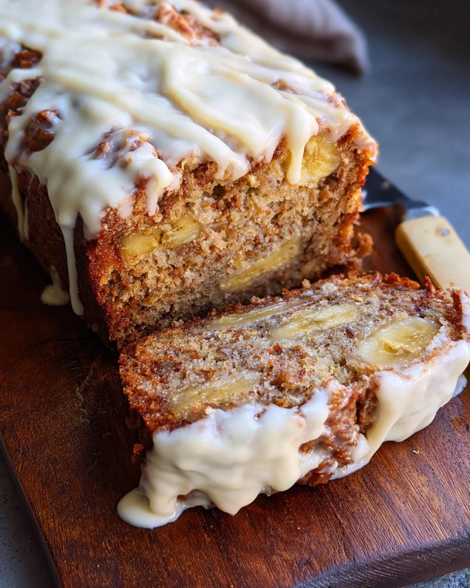 Cinnamon Roll Banana Bread