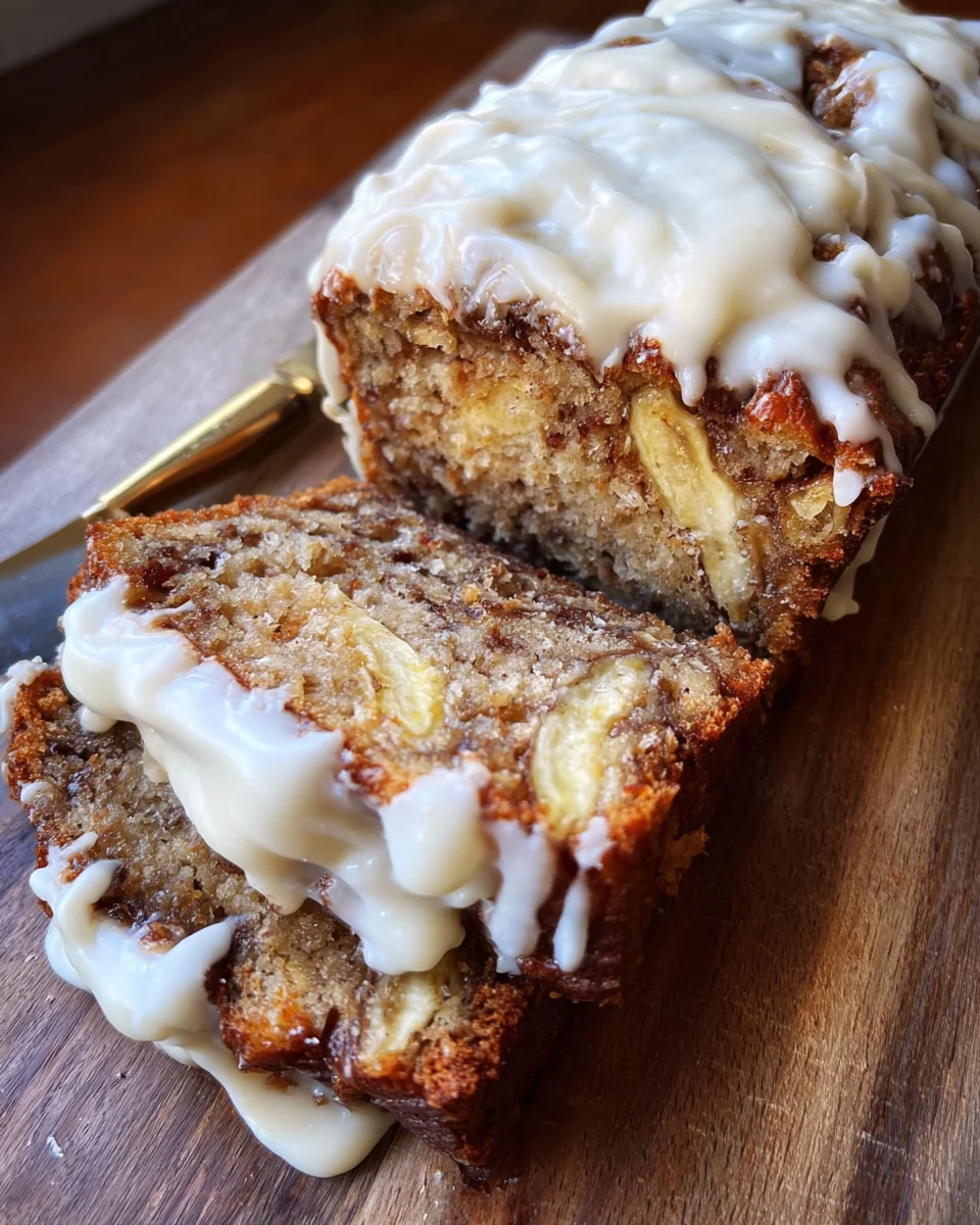 Cinnamon Roll Banana Bread 21 Cinnamon