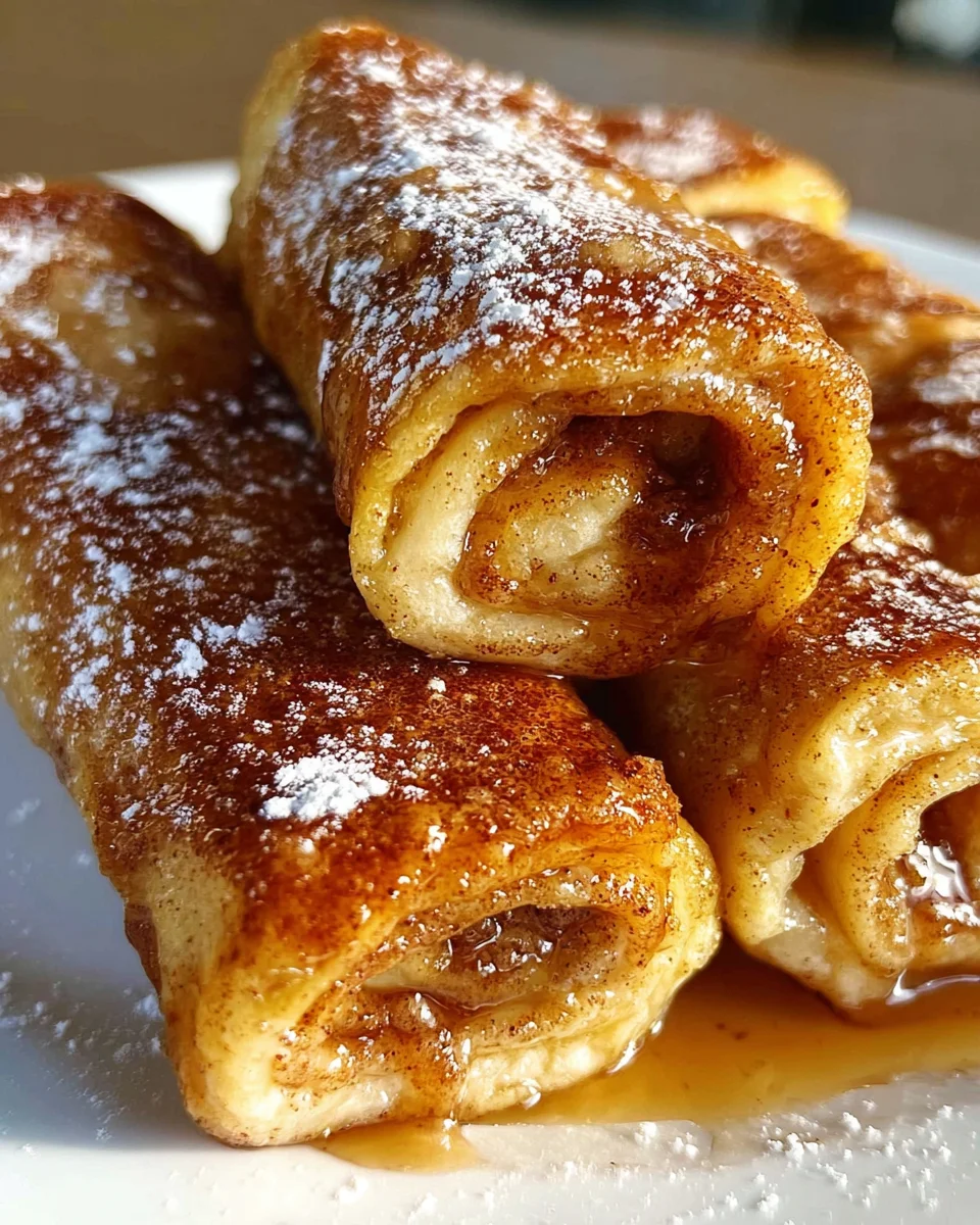 Cinnamon Roll French Toast Roll-Ups 18 Cinnamon