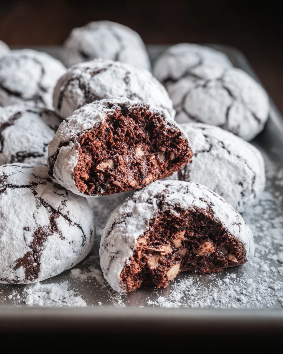 Classic Chocolate Snowball Cookies