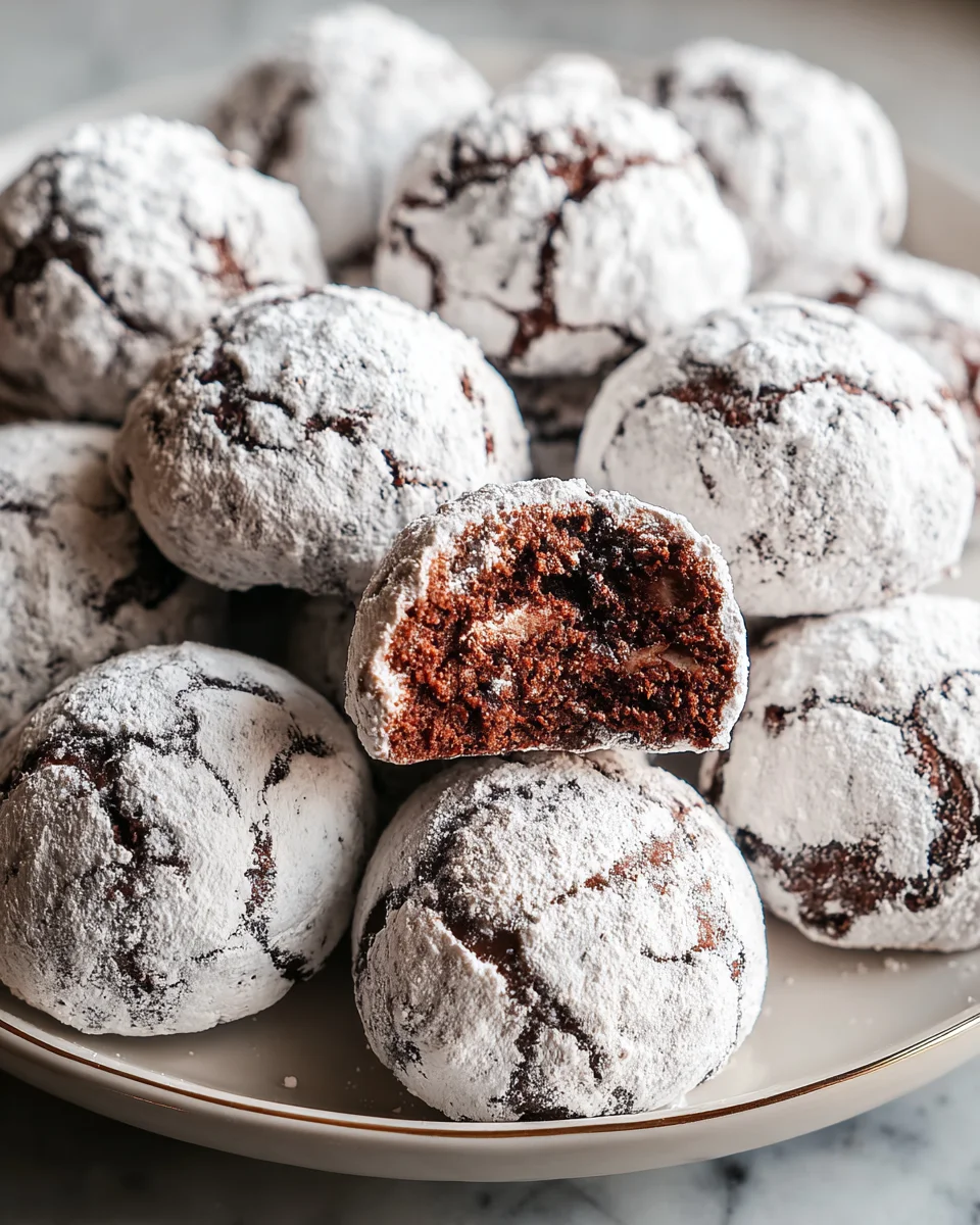 Classic Chocolate Snowball Cookies 21 Classic
