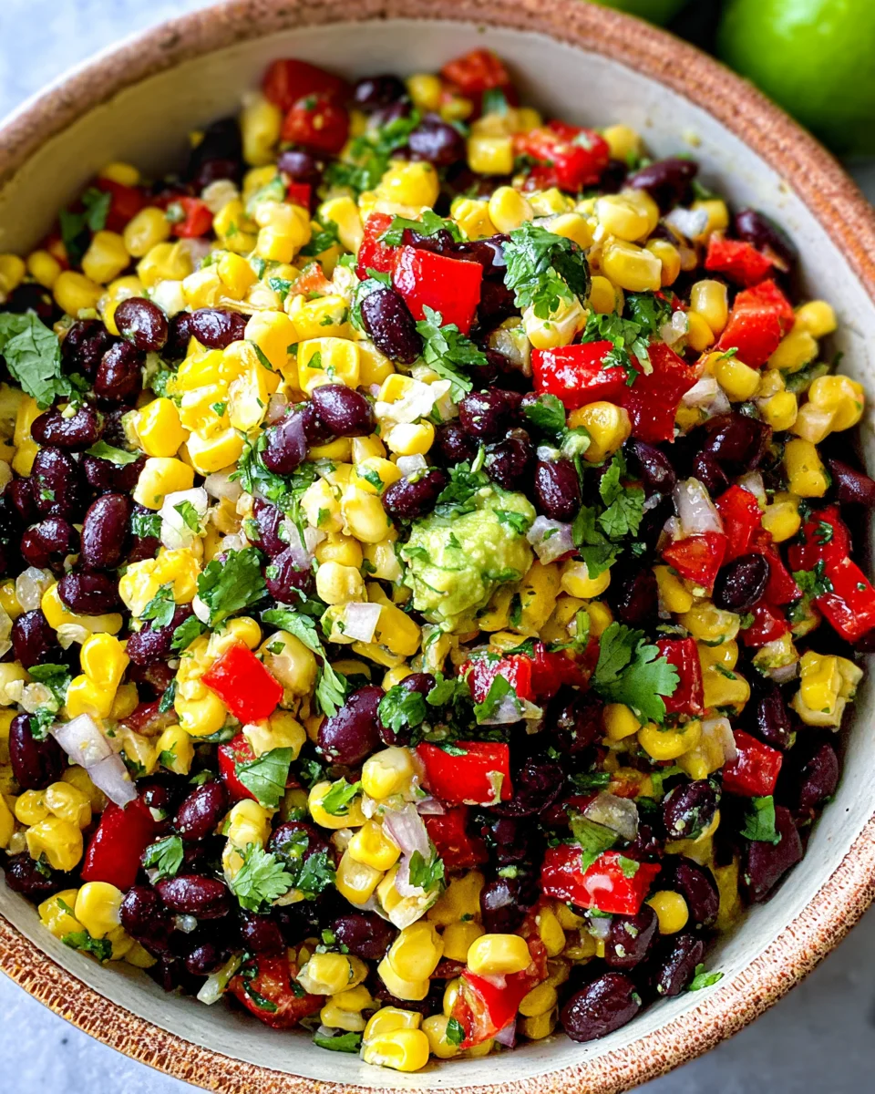 Corn and Black Bean Salad 17 Corn