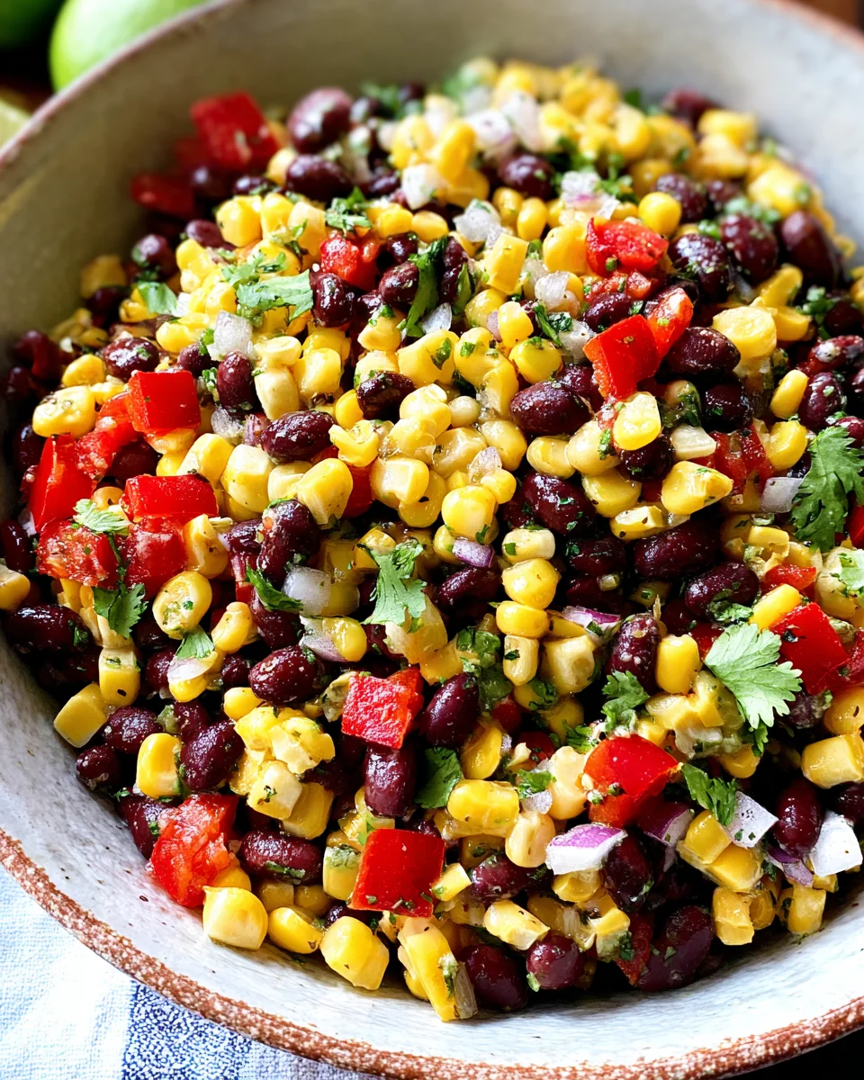 Corn and Black Bean Salad 18 Corn