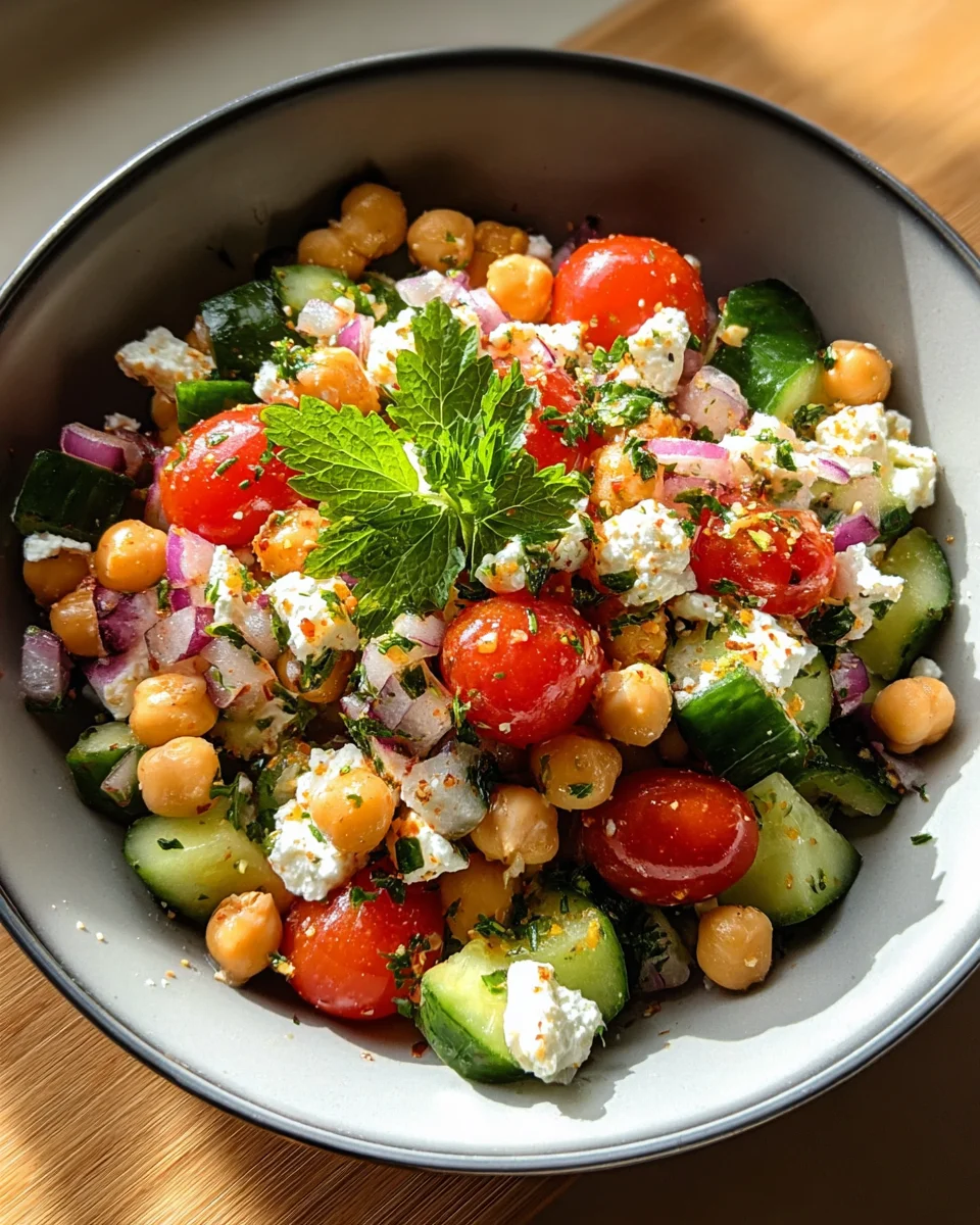 Cottage Cheese and Chickpeas Salad 21 Cottage