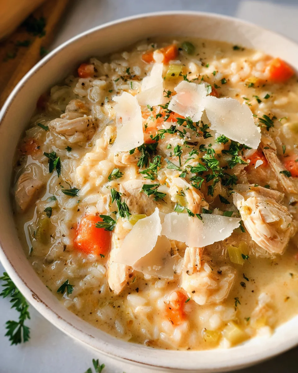 Creamy Chicken and Rice Soup