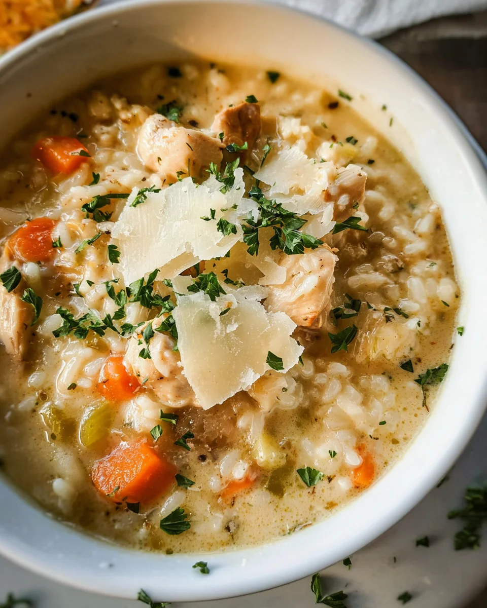 Creamy Chicken and Rice Soup 21 Creamy