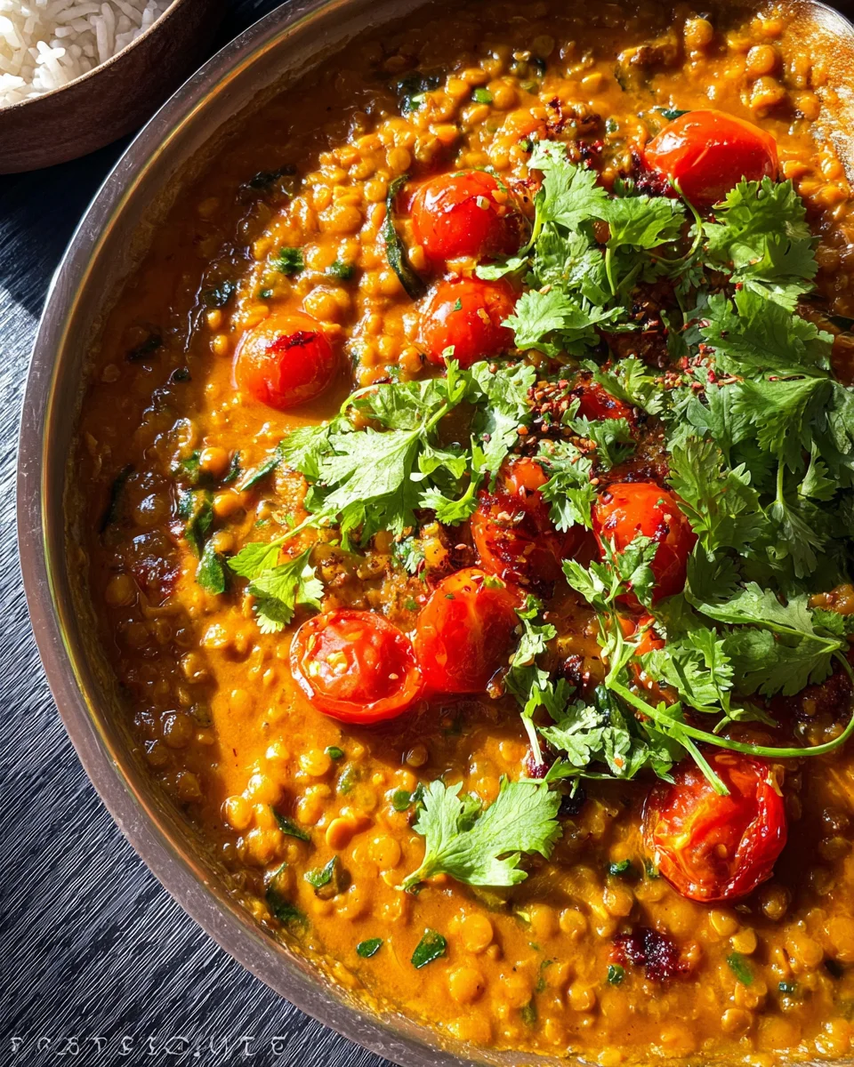 Creamy Coconut Lentil Curry Recipe