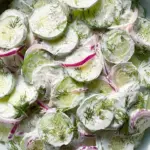 Creamy Cucumber Salad 19 Creamy Cucumber Salad