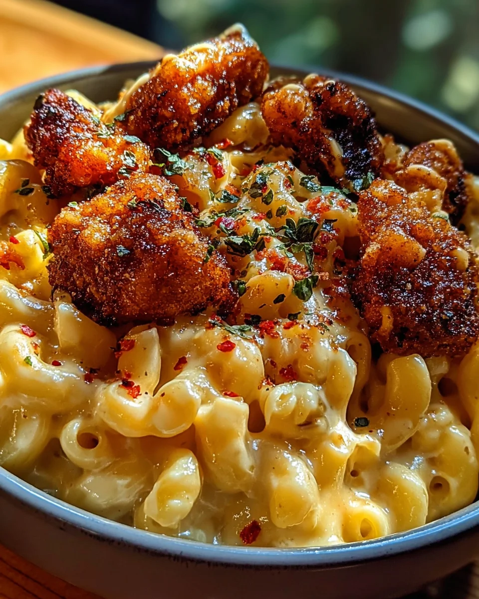 Creamy Honey Pepper Chicken Mac and Cheese Delight 31 Creamy