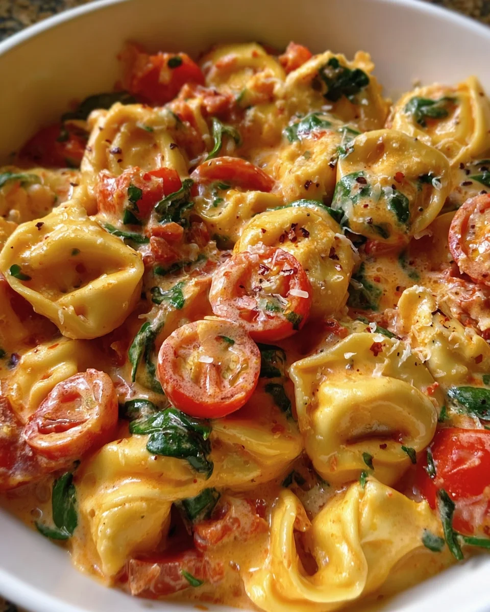 Creamy Tortellini with Tomatoes 21 Creamy