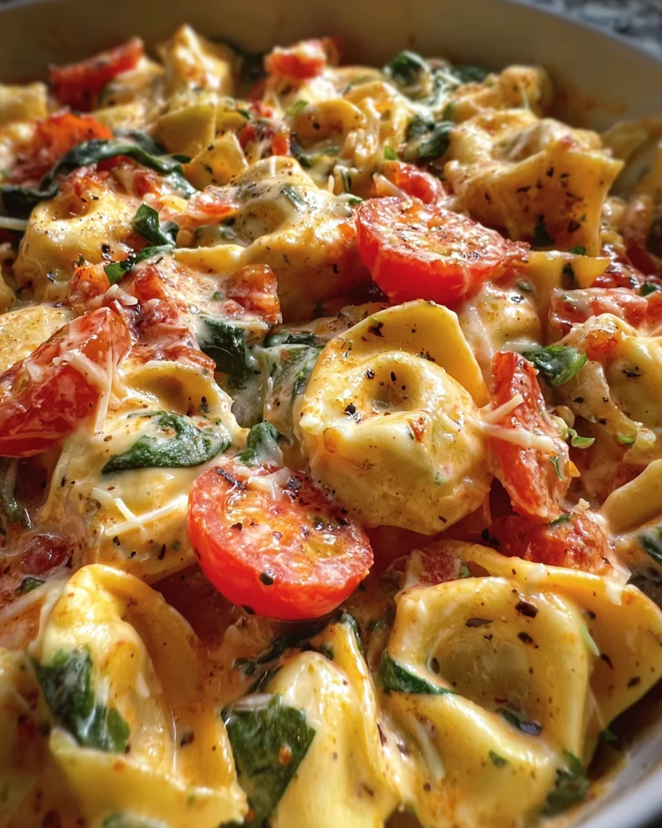Creamy Tortellini with Tomatoes 22 Creamy