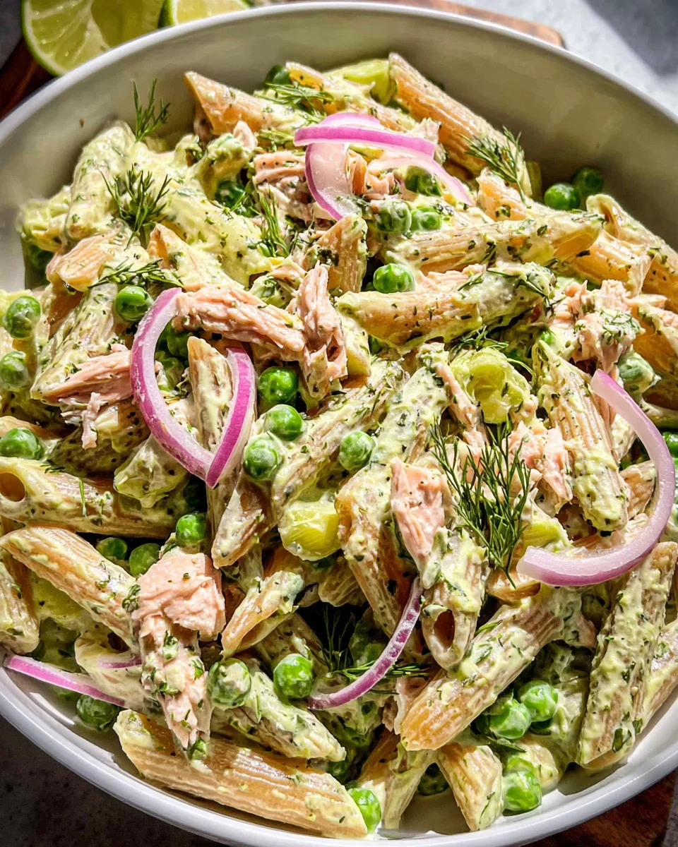 Creamy and Healthy Tuna Pasta Salad 21 Creamy