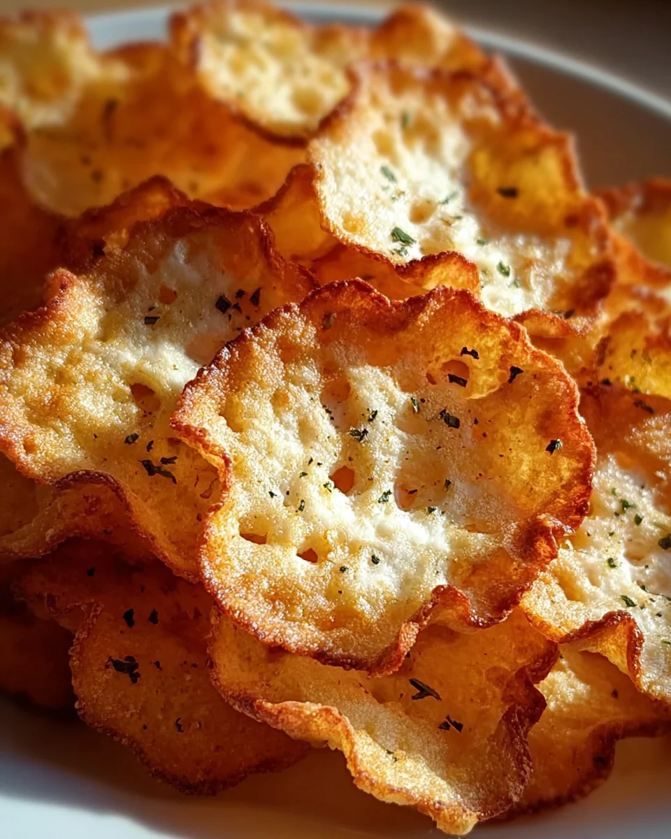 Crispy Cottage Cheese Chips 18 Crispy
