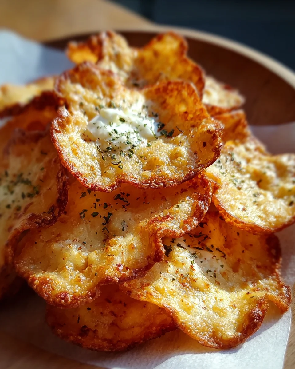Crispy Cottage Cheese Chips 19 Crispy