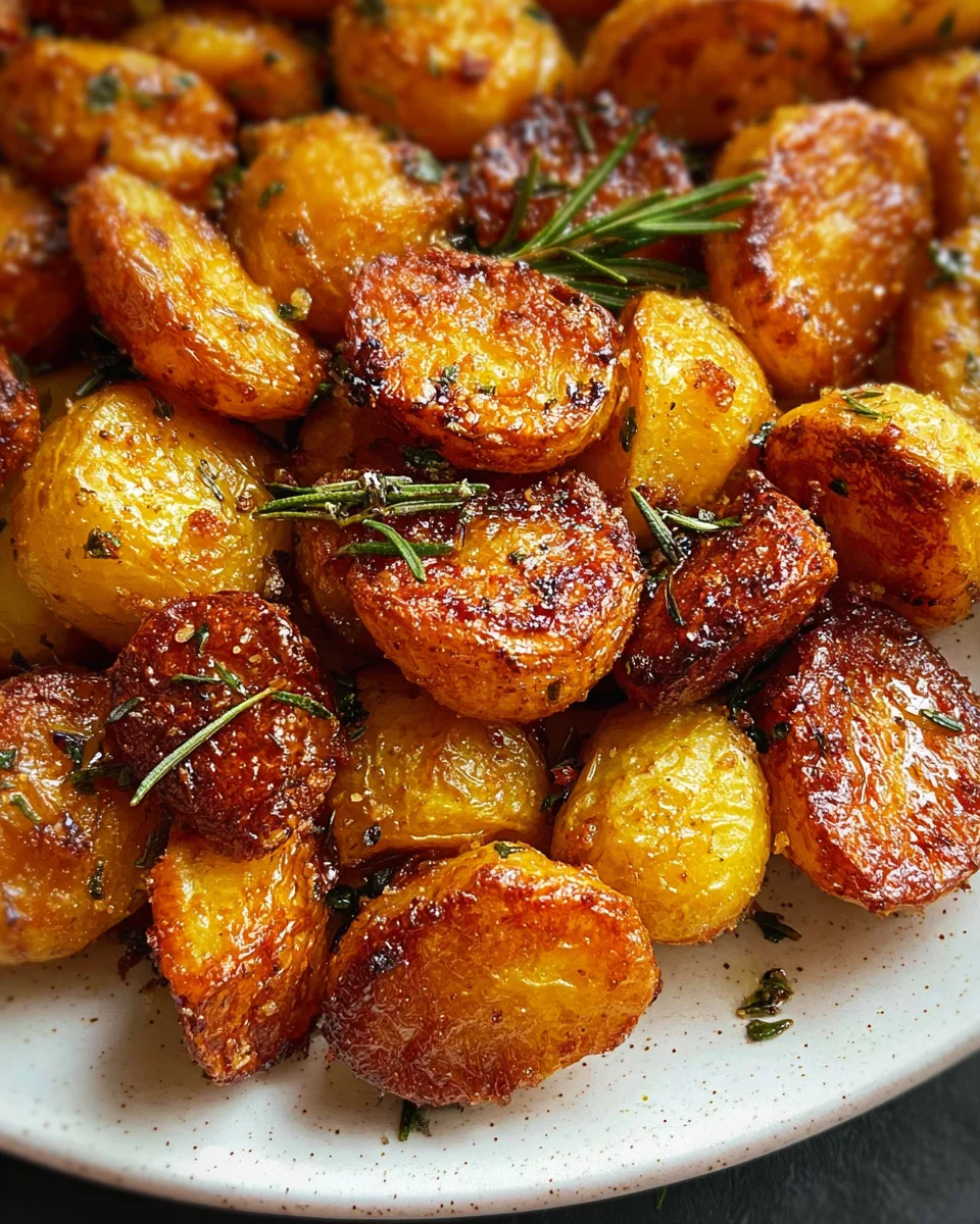 Crispy Roast Potatoes with Rosemary and Garlic - Whole30 21 Crispy