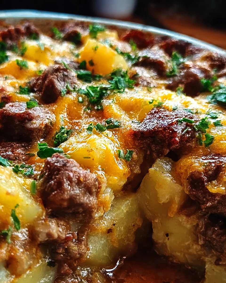 Crockpot Loaded Steak and Potato Bake Recipe 18 Crockpot