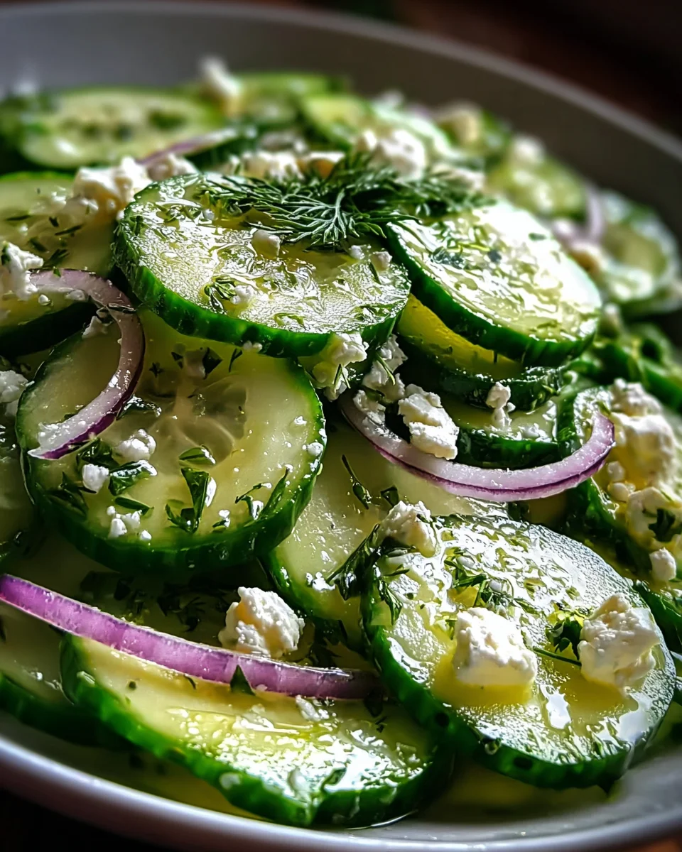 Cucumber Feta Salad