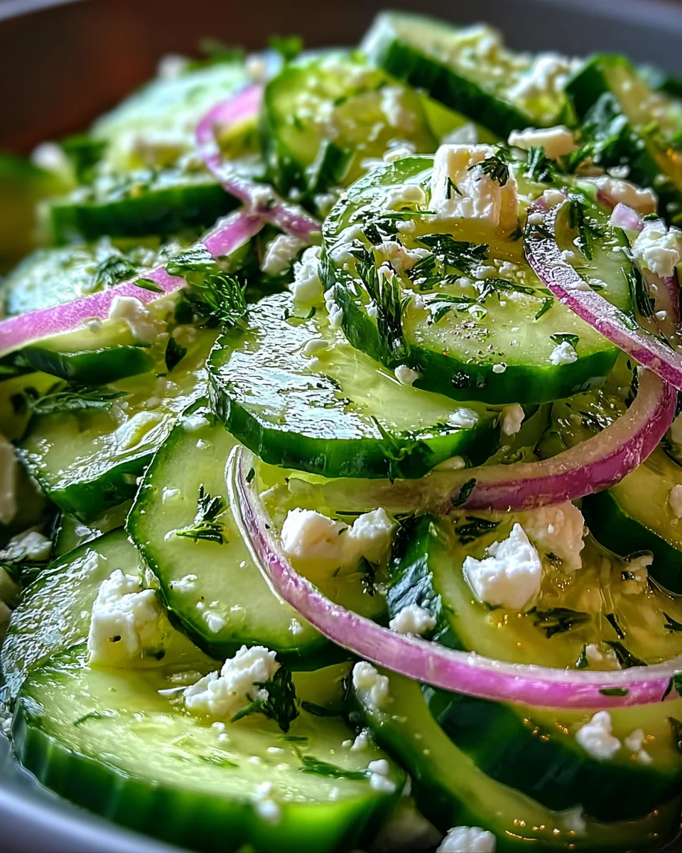 Cucumber Feta Salad 17 Cucumber