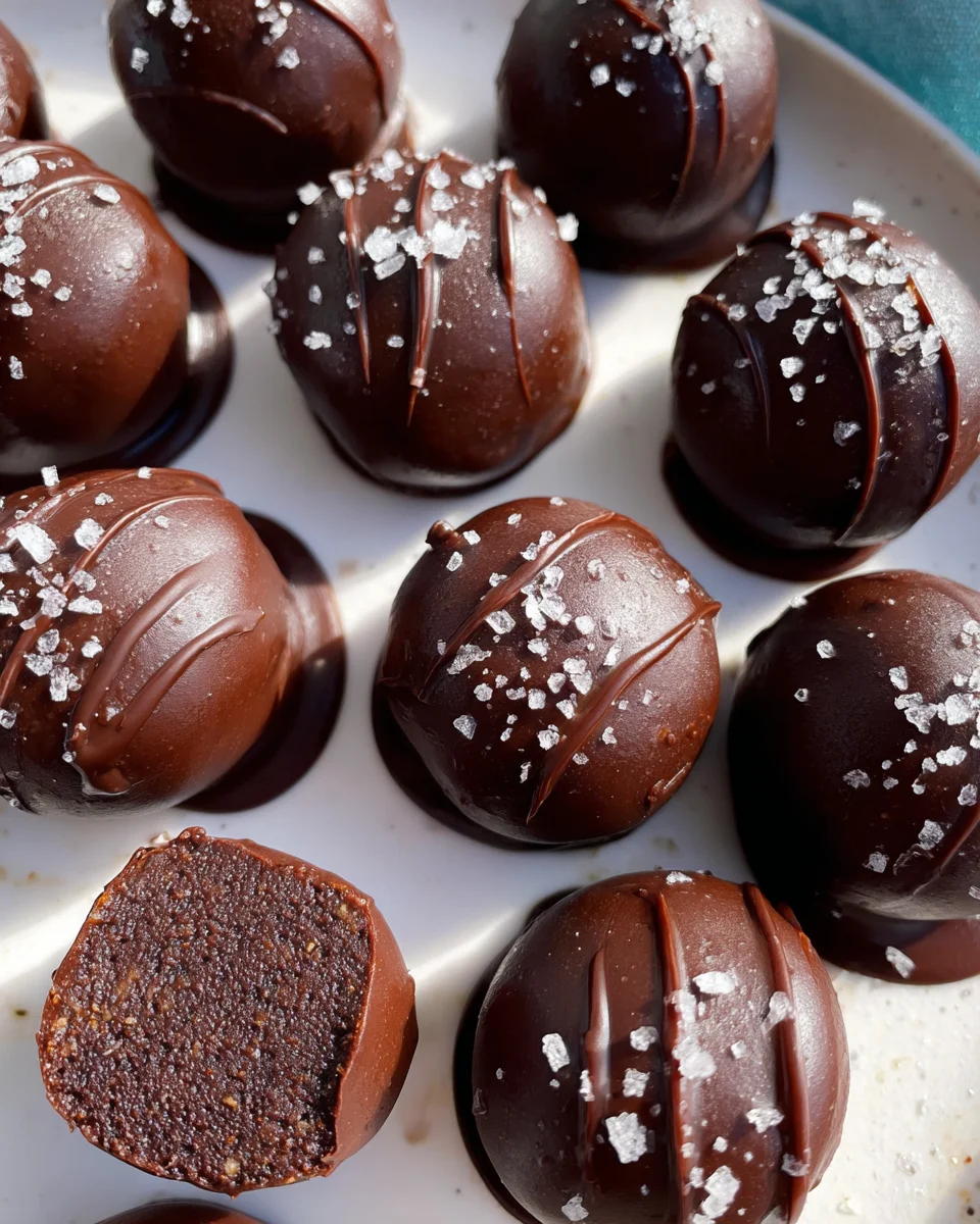 Dark Chocolate Protein Balls (No Bake, Low Carb)