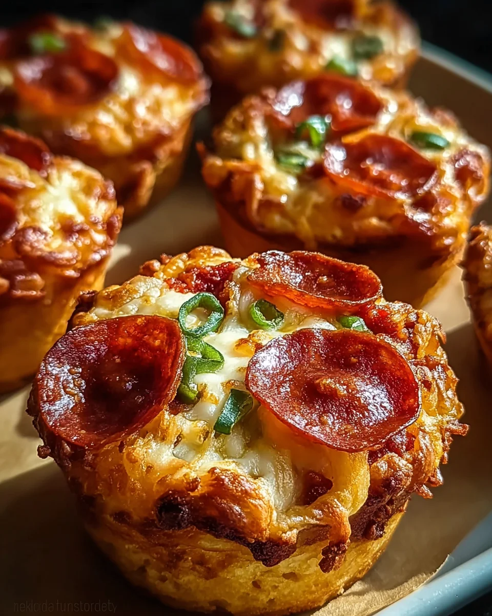 Deep Dish Pizza Cupcakes