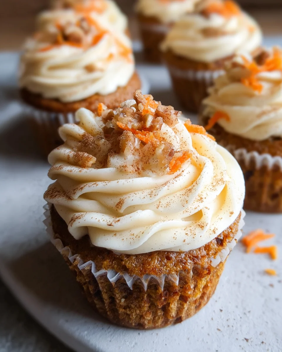 Easy Carrot Cake Cupcakes