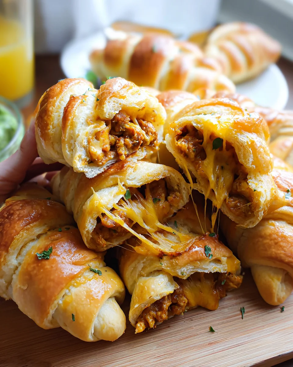 Easy Cheesy Chicken-Filled Crescents