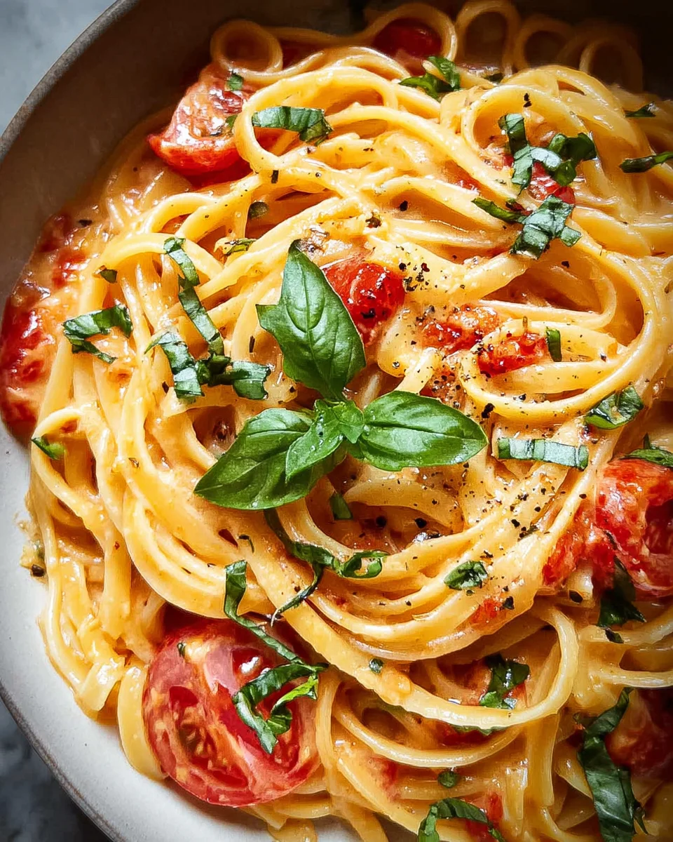 Easy One Pot Creamy Tomato Pasta 20 Easy