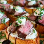 Easy Steak Crostini (with Horseradish Sauce) 20 Easy Steak Crostini (with Horseradish Sauce)