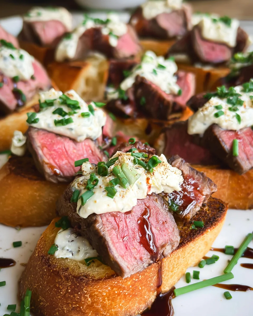 Easy Steak Crostini (with Horseradish Sauce) 19 Easy