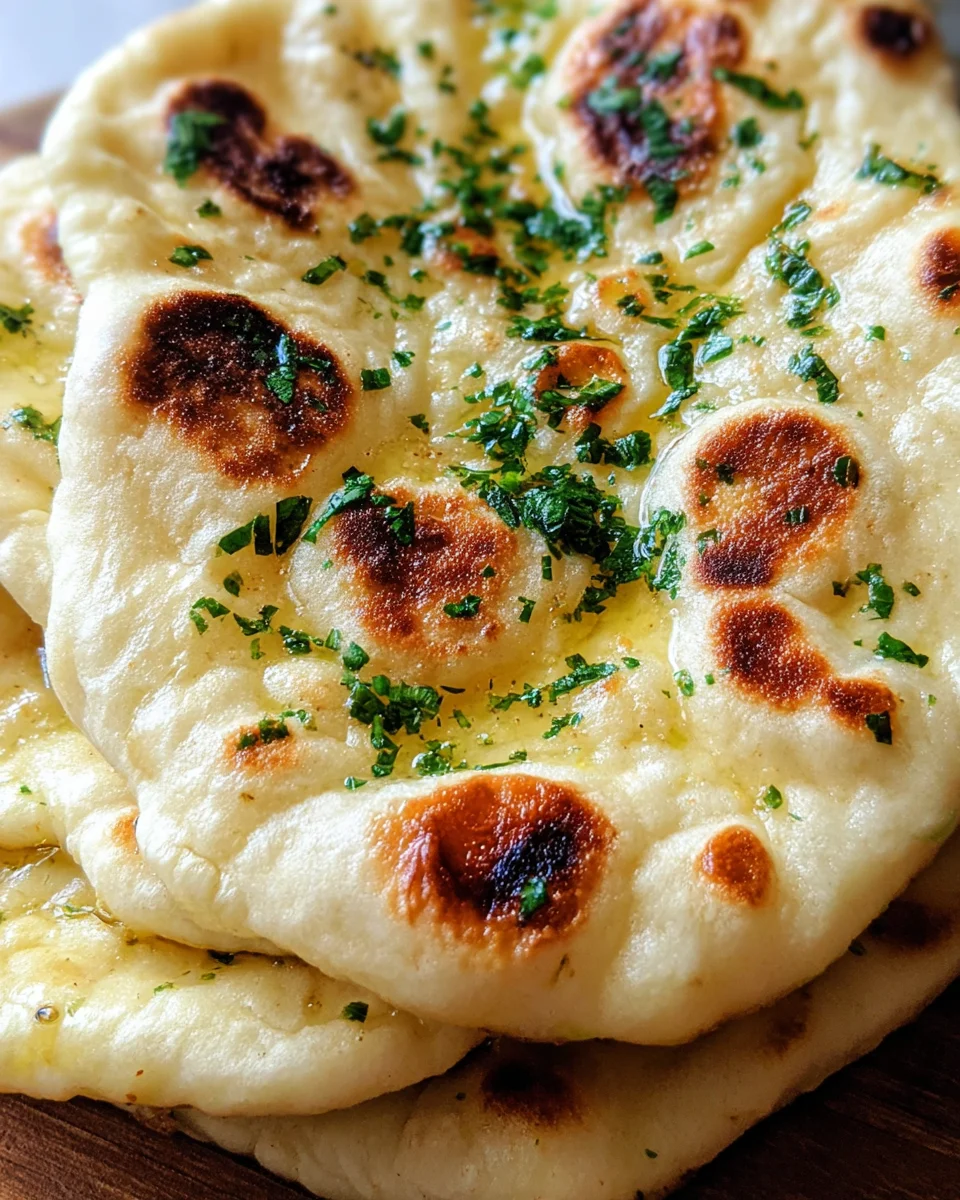 Easy Vegan Naan