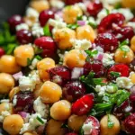Feta & Cranberry Chickpeas with Lemon Vinaigrette 22 Feta & Cranberry Chickpeas with Lemon Vinaigrette