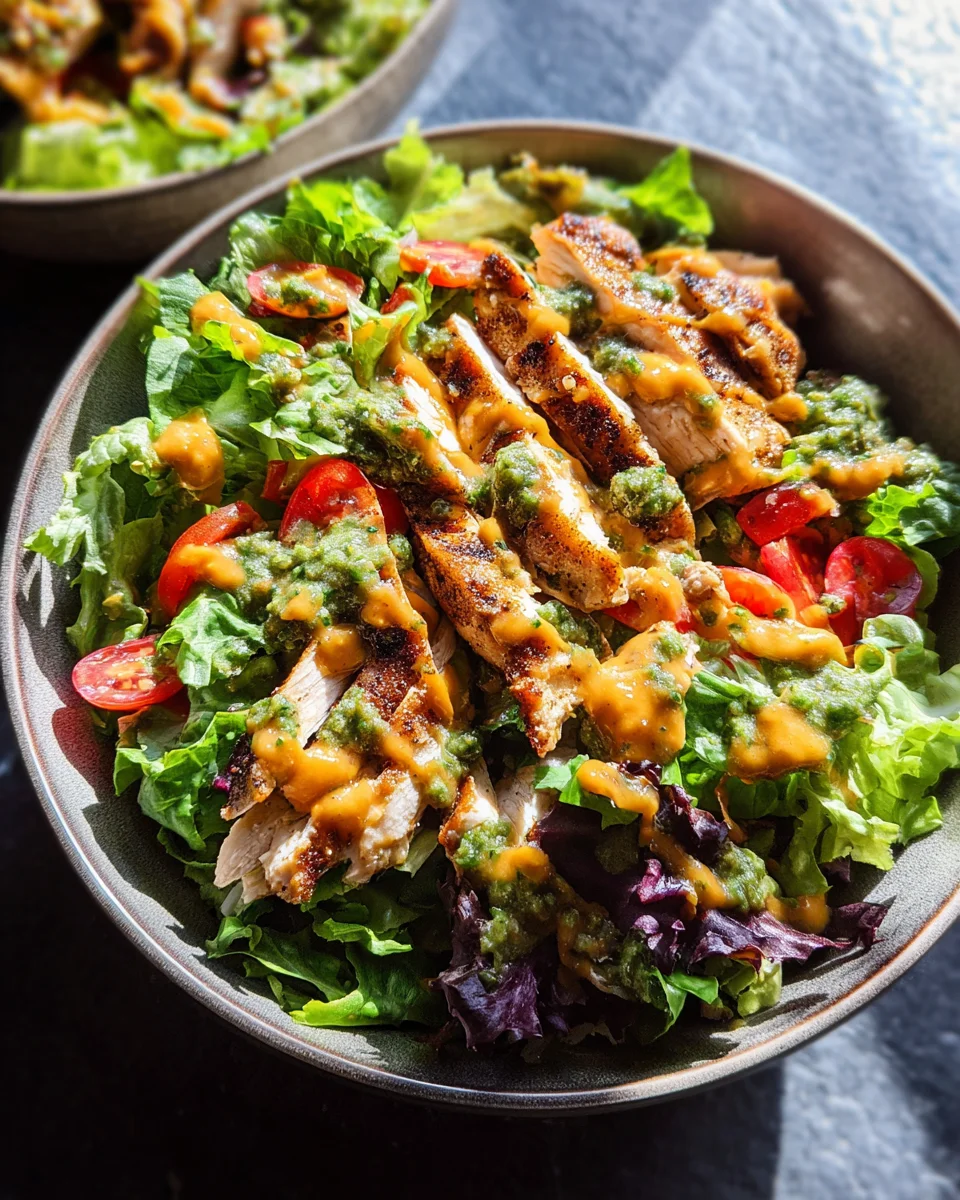 Fiesta Ranch Salad with Salsa Verde Chicken 14 Fiesta