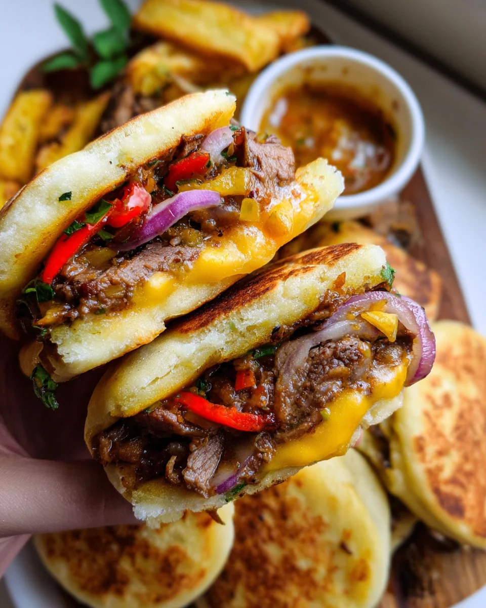 Fluffy Pan Bread With Beef