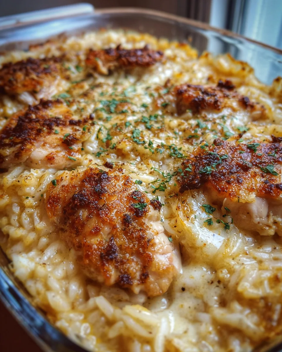 Forgotten Chicken and Rice