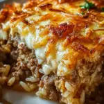 French Onion Ground Beef and Rice Casserole 24 French Onion Ground Beef and Rice Casserole
