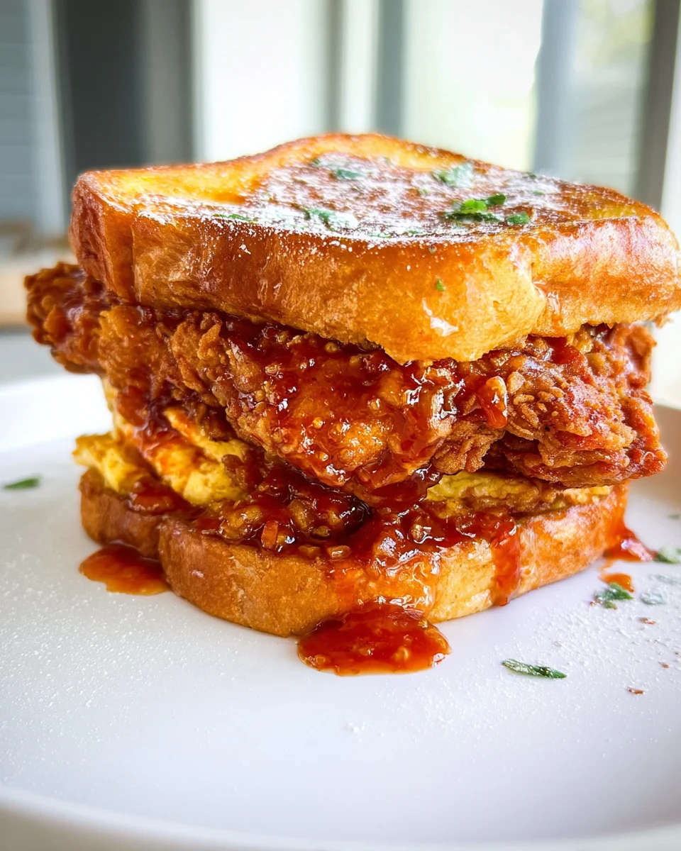French Toast Fried Chicken Sandwich 33 French