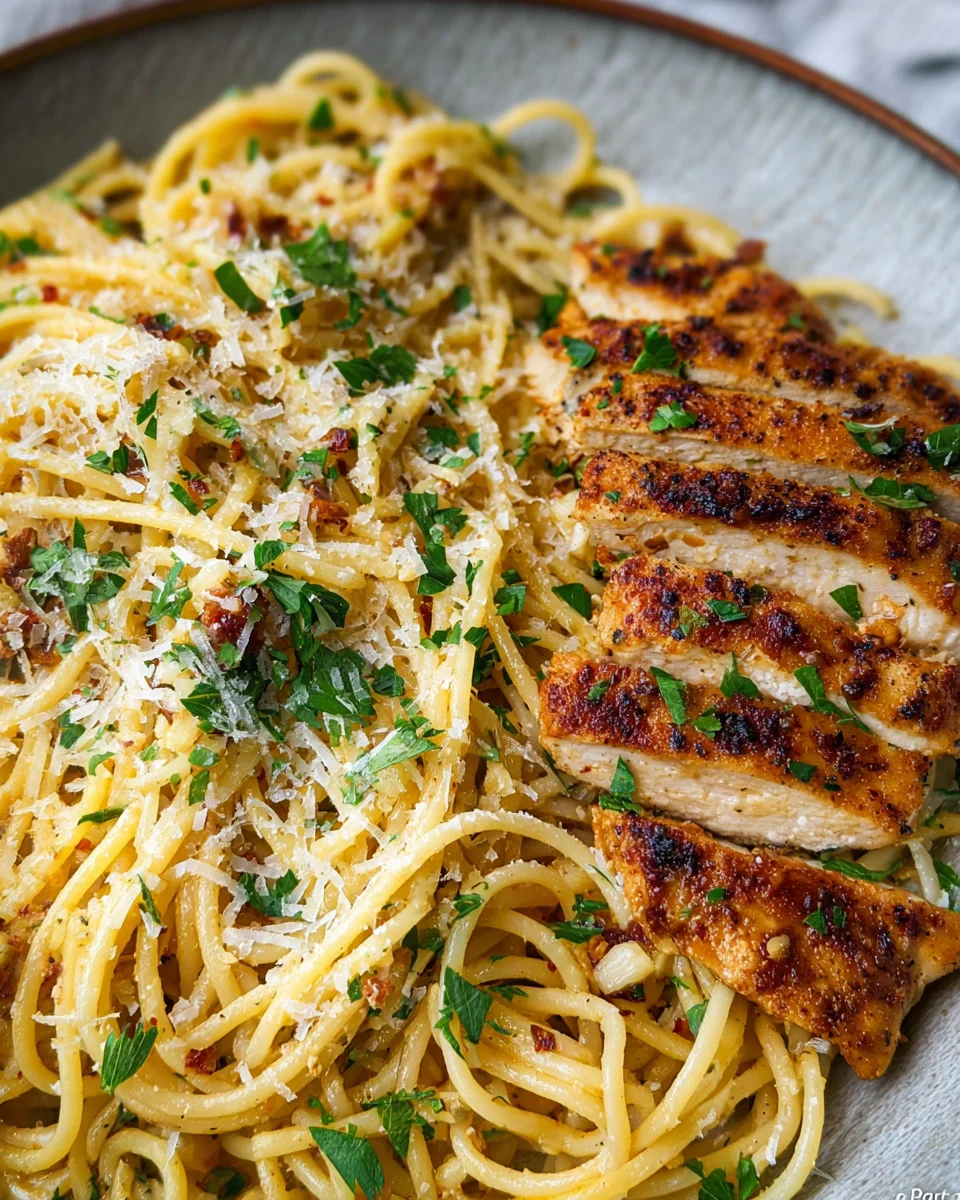 Garlic Butter Chicken Pasta 17 Garlic