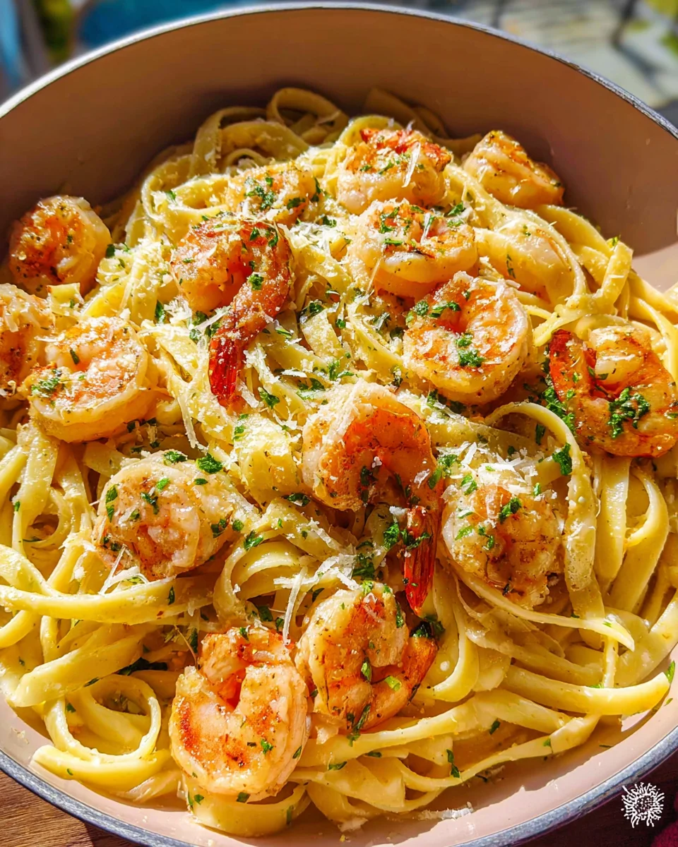 Garlic Butter Shrimp Pasta